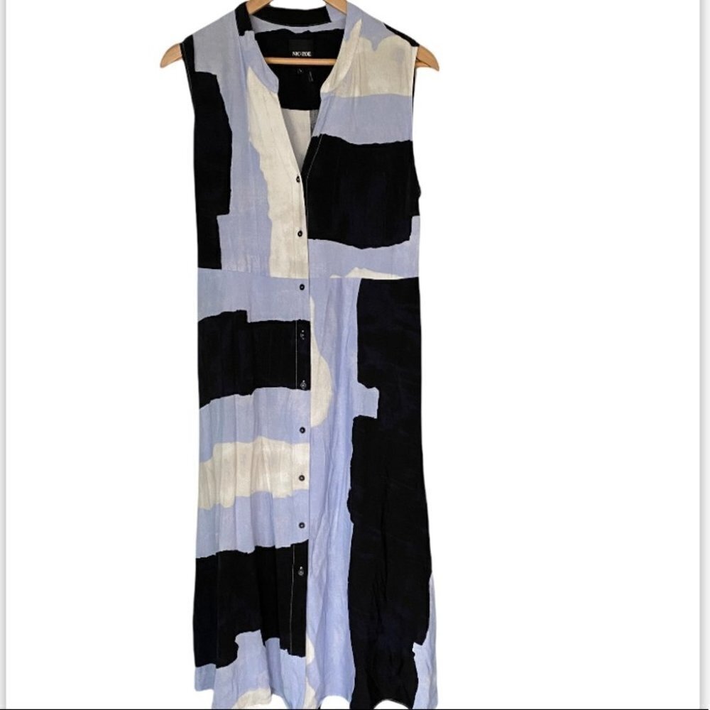 Nic + Zoe Button Down Dress with Tie Back and Pockets